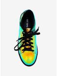 Oil Slick Textured Lace-Up Sneakers, , alternate