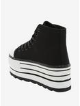 Cute To The Core By YRU Elevation Black Hi-Top Sneakers Hot Topic Exclusive, , alternate