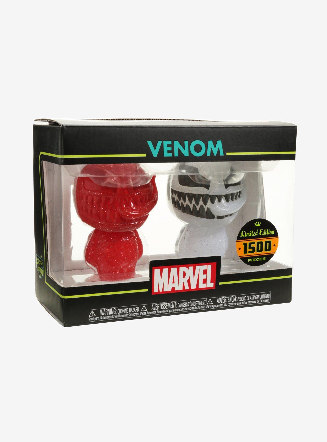 Funko Marvel Red & White Glitter Venom Hikari XS Limited Edition Vinyl Figure Set, , alternate