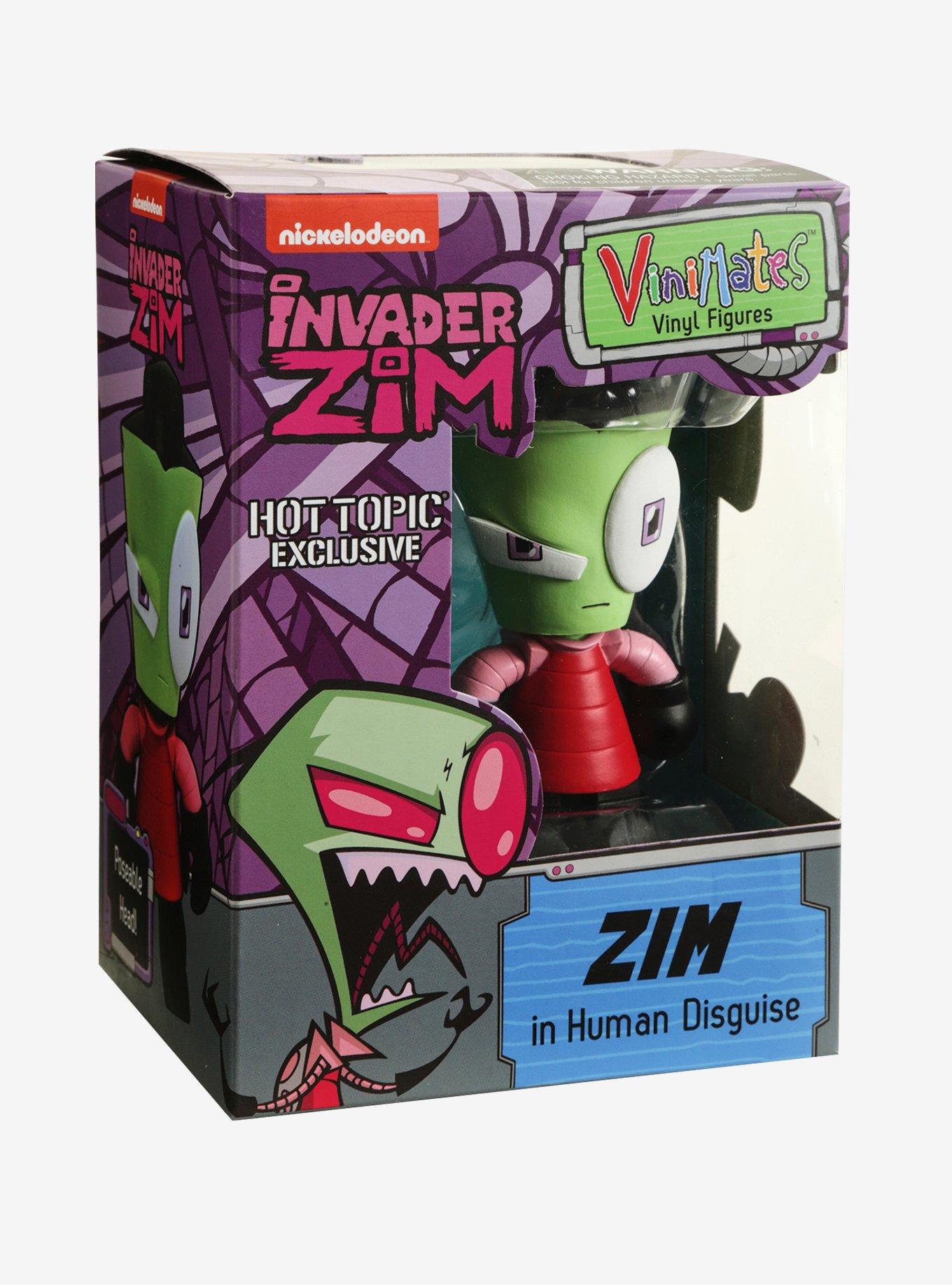 Invader Zim Vinimates Zim In Human Disguise Vinyl Figure Hot Topic Exclusive, , alternate