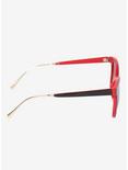 Black & Red Round Frame Sunglasses, , alternate