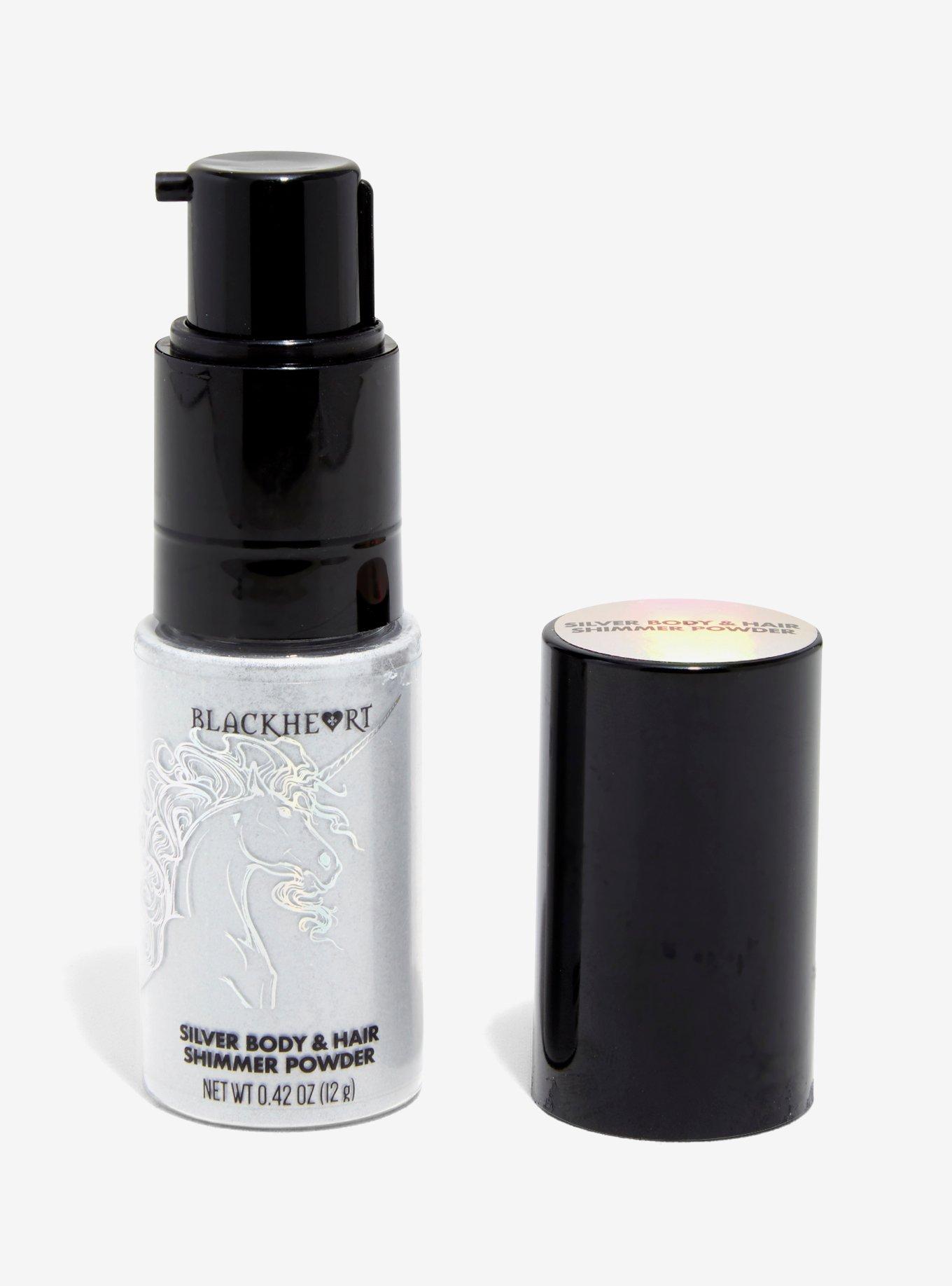 Blackheart Beauty Silver Body & Hair Shimmer Powder, , alternate