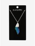 Blackheart Raw Rainbow Crystal Long Necklace, , alternate