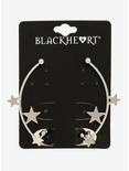 Blackheart Star Ear Climber Set, , alternate