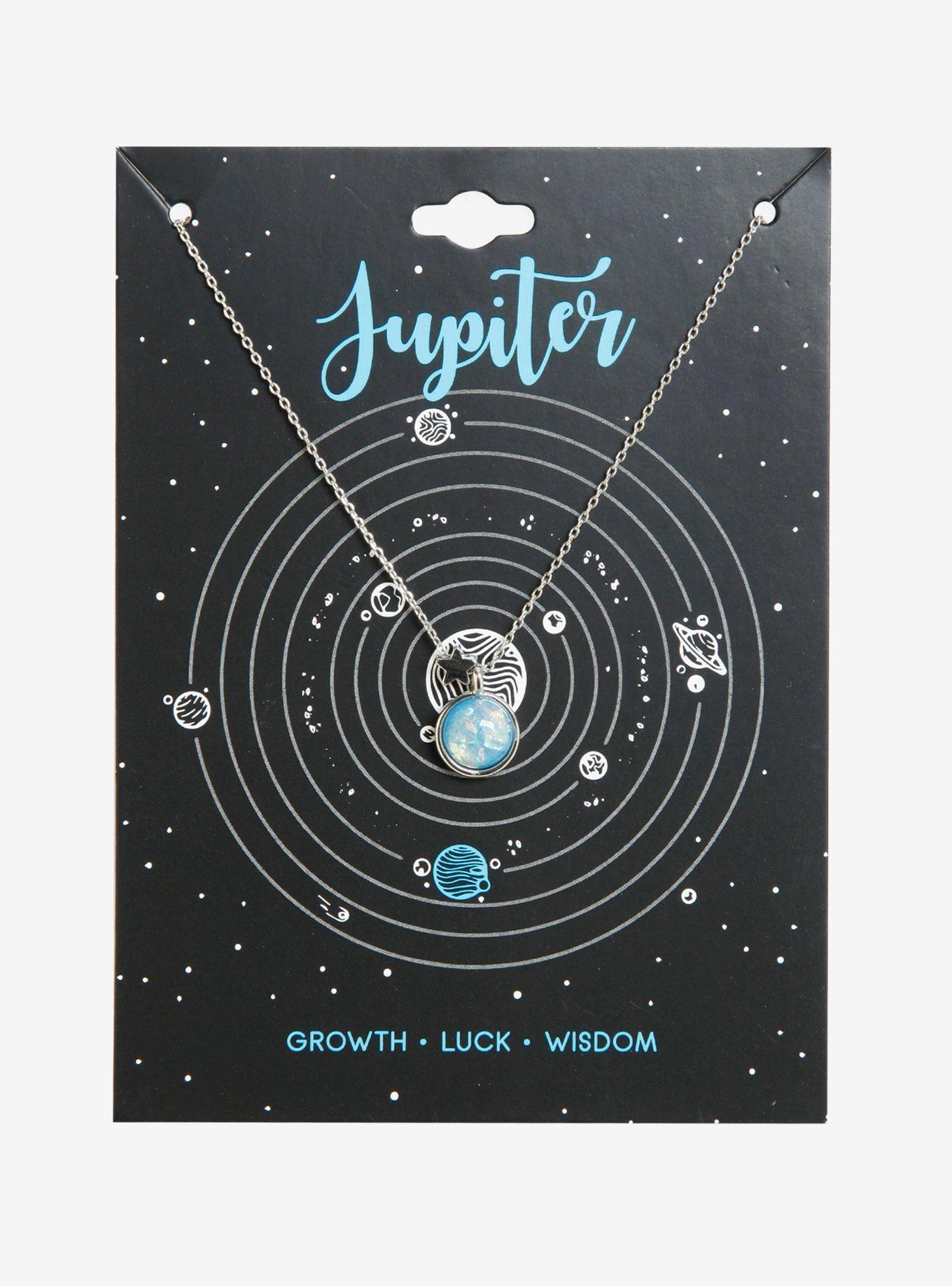 Jupiter Planet Necklace, , alternate