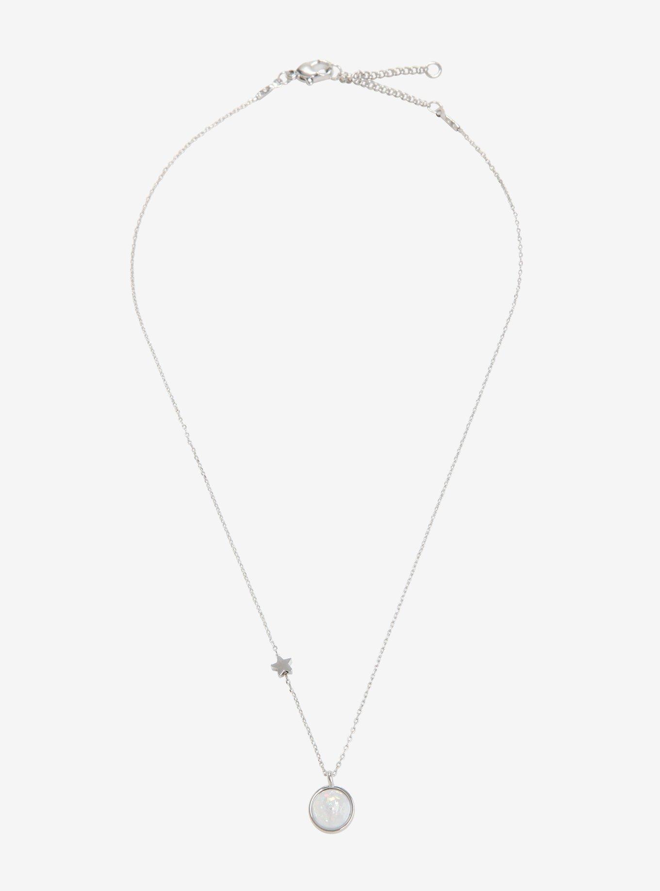 Saturn Planet Necklace, , alternate