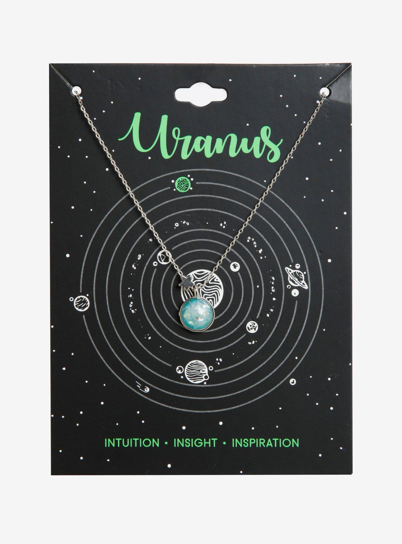Uranus Planet Necklace, , alternate