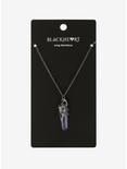 Blackheart Dragon Wing Crystal Necklace, , alternate