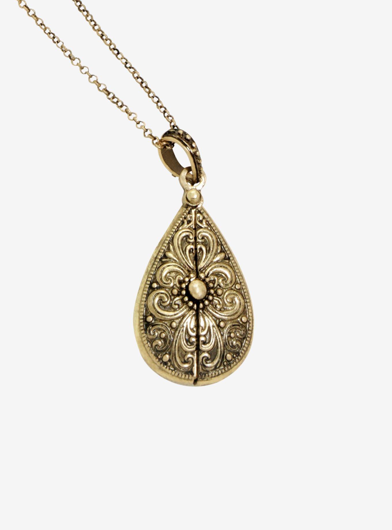 Secret Message Bronze Chain Necklace, , alternate