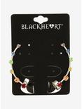 Blackheart Rainbow Stone Ear Climber Set, , alternate