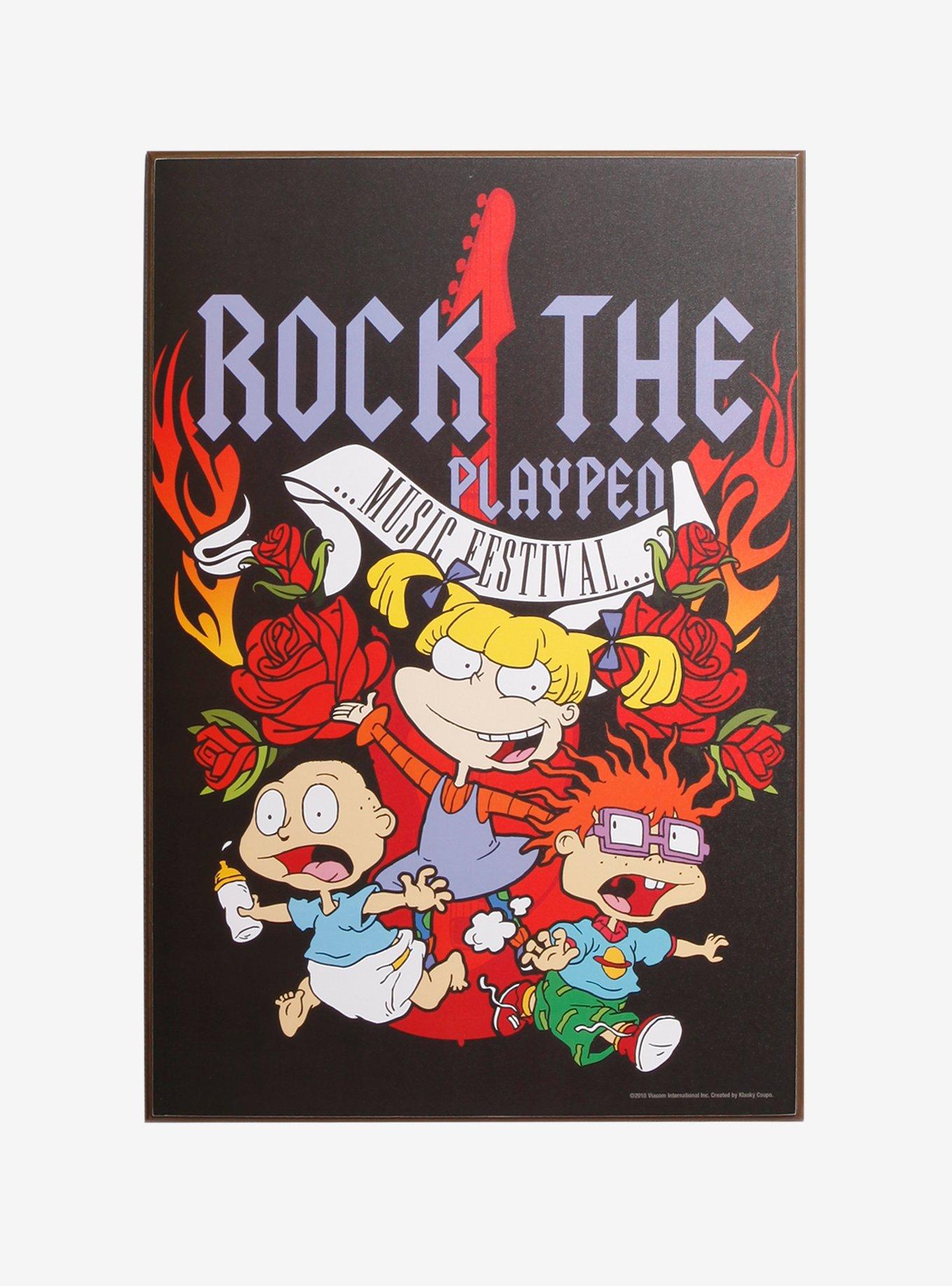 Rugrats Rock The Playpen Wood Wall Art, , alternate