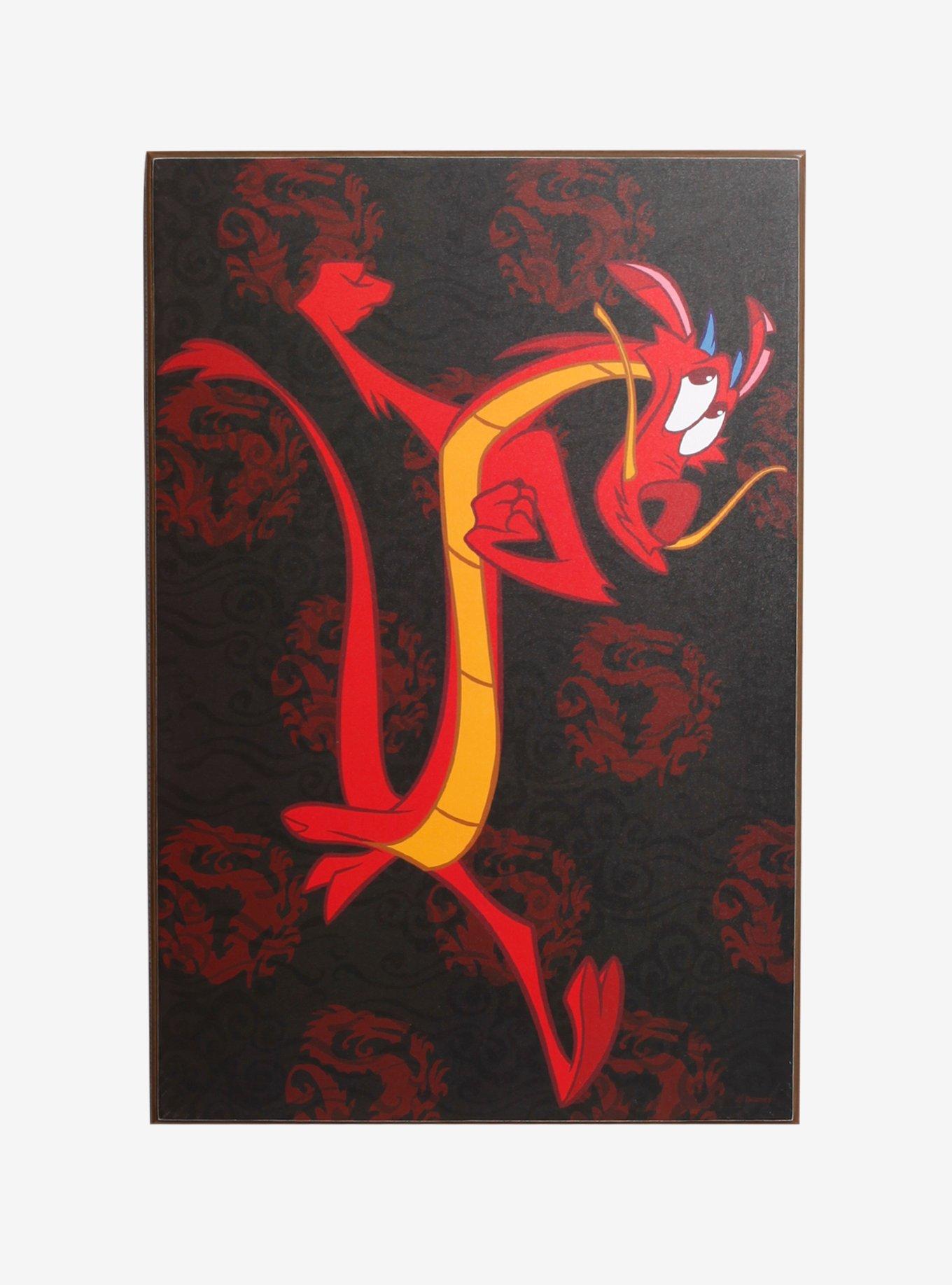 Disney Mulan Mushu Wood Wall Art, , alternate