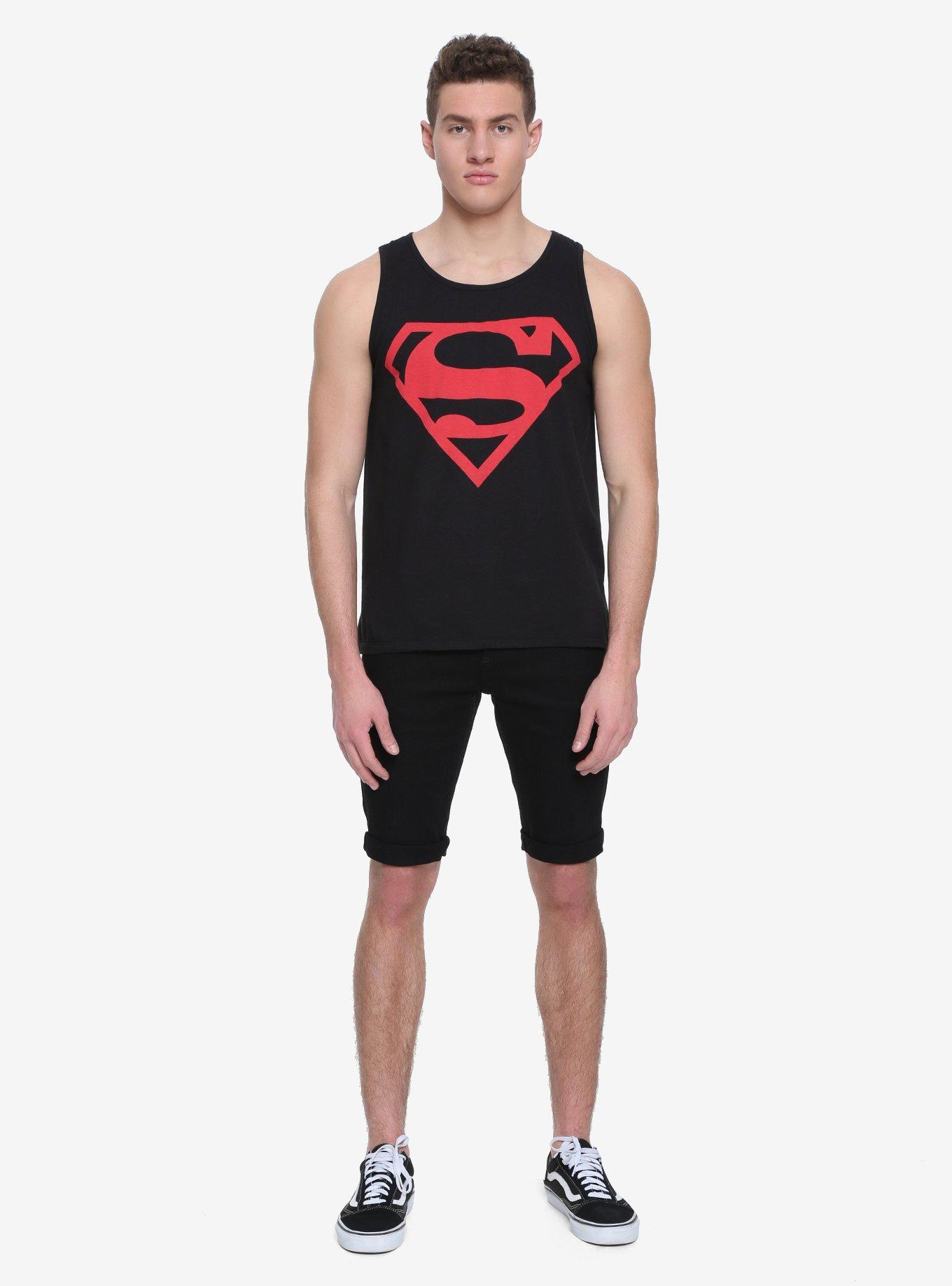 DC Comics Superman Logo Tank Top, , alternate