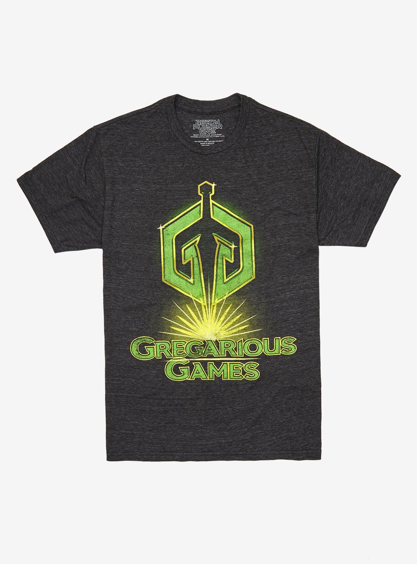 Ready Player One Gregarious Games Logo T-Shirt, , alternate