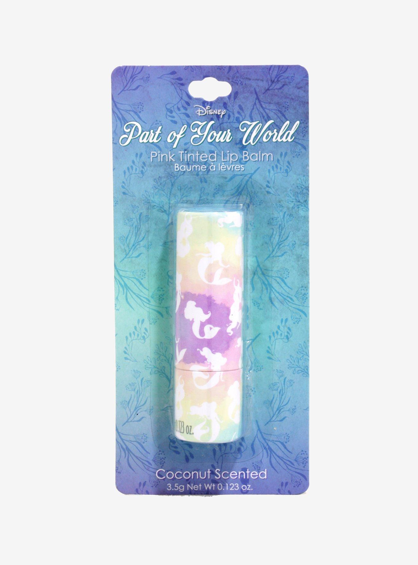 Disney The Little Mermaid Part Of Your World Pink Tinted Lip Balm, , alternate