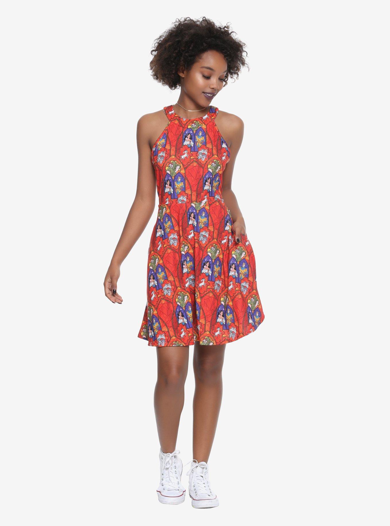 Disney The Hunchback Of Notre Dame Goddess Dress, RED, alternate