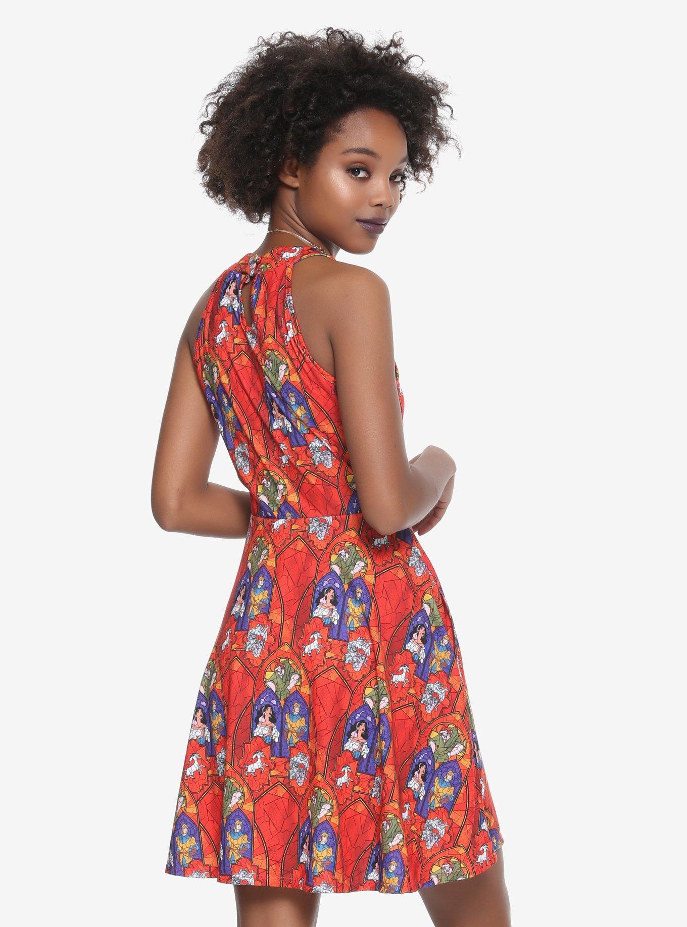 Disney The Hunchback Of Notre Dame Goddess Dress, RED, alternate