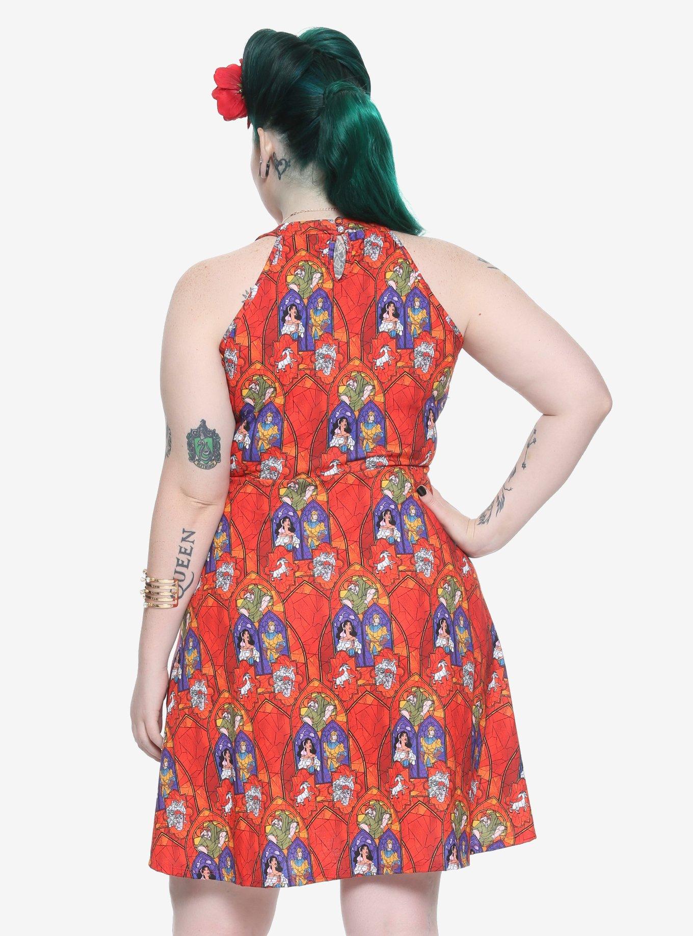 Disney The Hunchback Of Notre Dame Goddess Dress Plus Size, RED, alternate