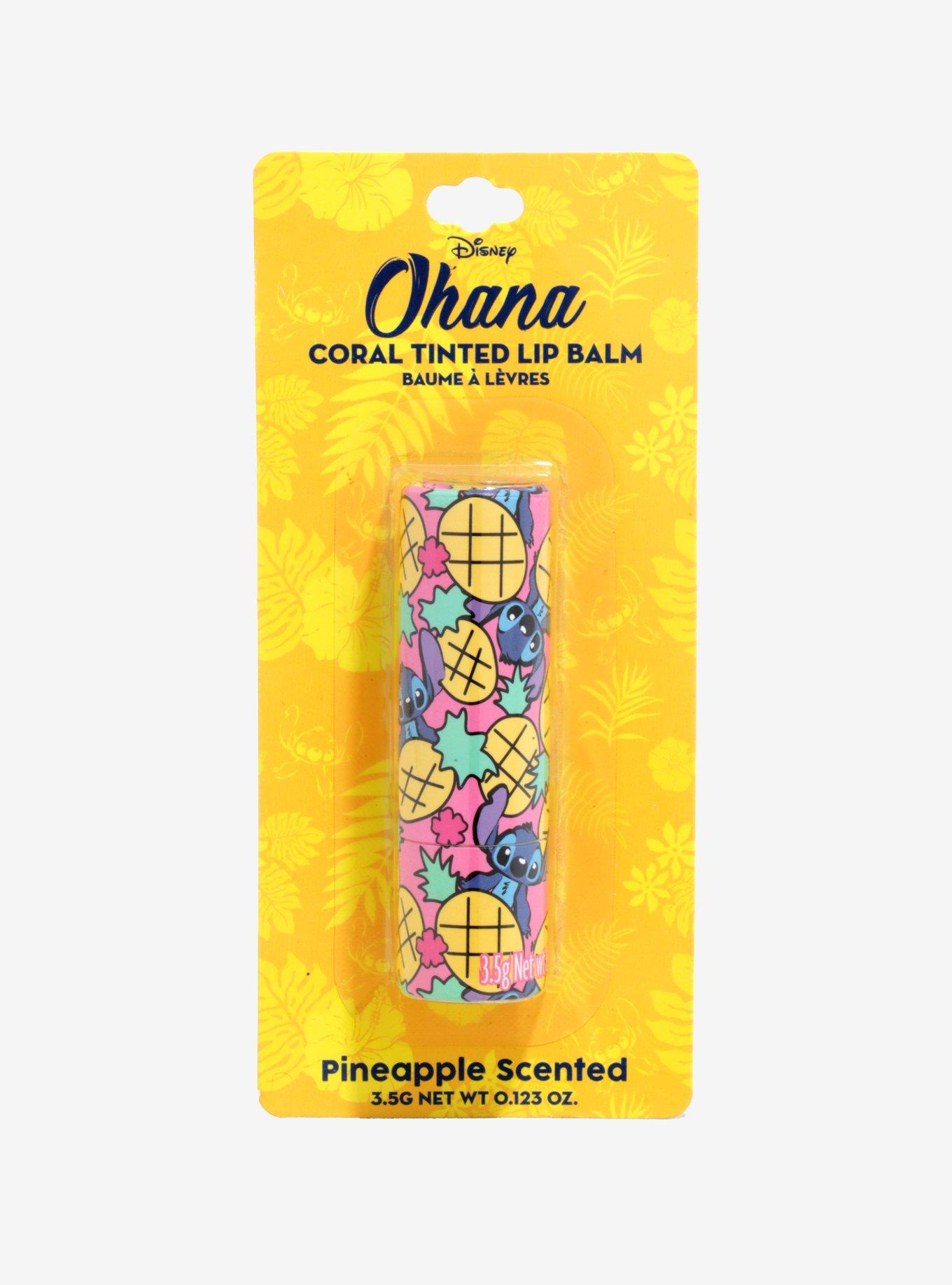 Disney Lilo & Stitch Ohana Coral Tinted Lip Balm, , alternate