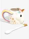 Unicorn Mug With Star Stirrer, , alternate