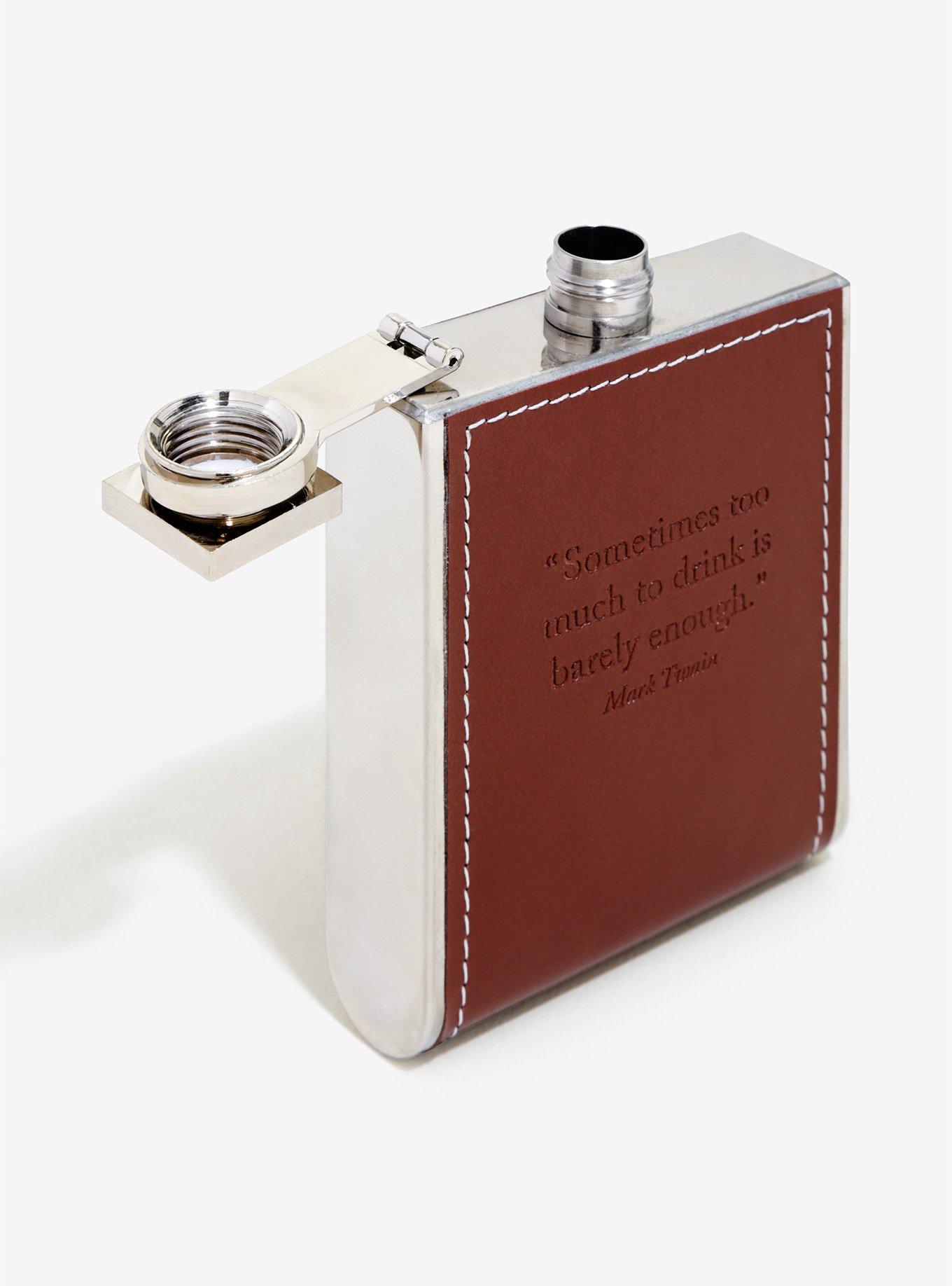 Mark Twain Quote Flask, , alternate