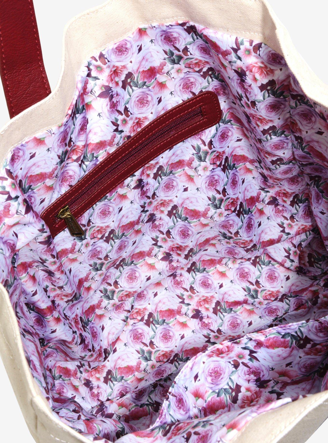 Loungefly Star Wars R2-D2 Floral Canvas Tote - BoxLunch Exclusive, , alternate