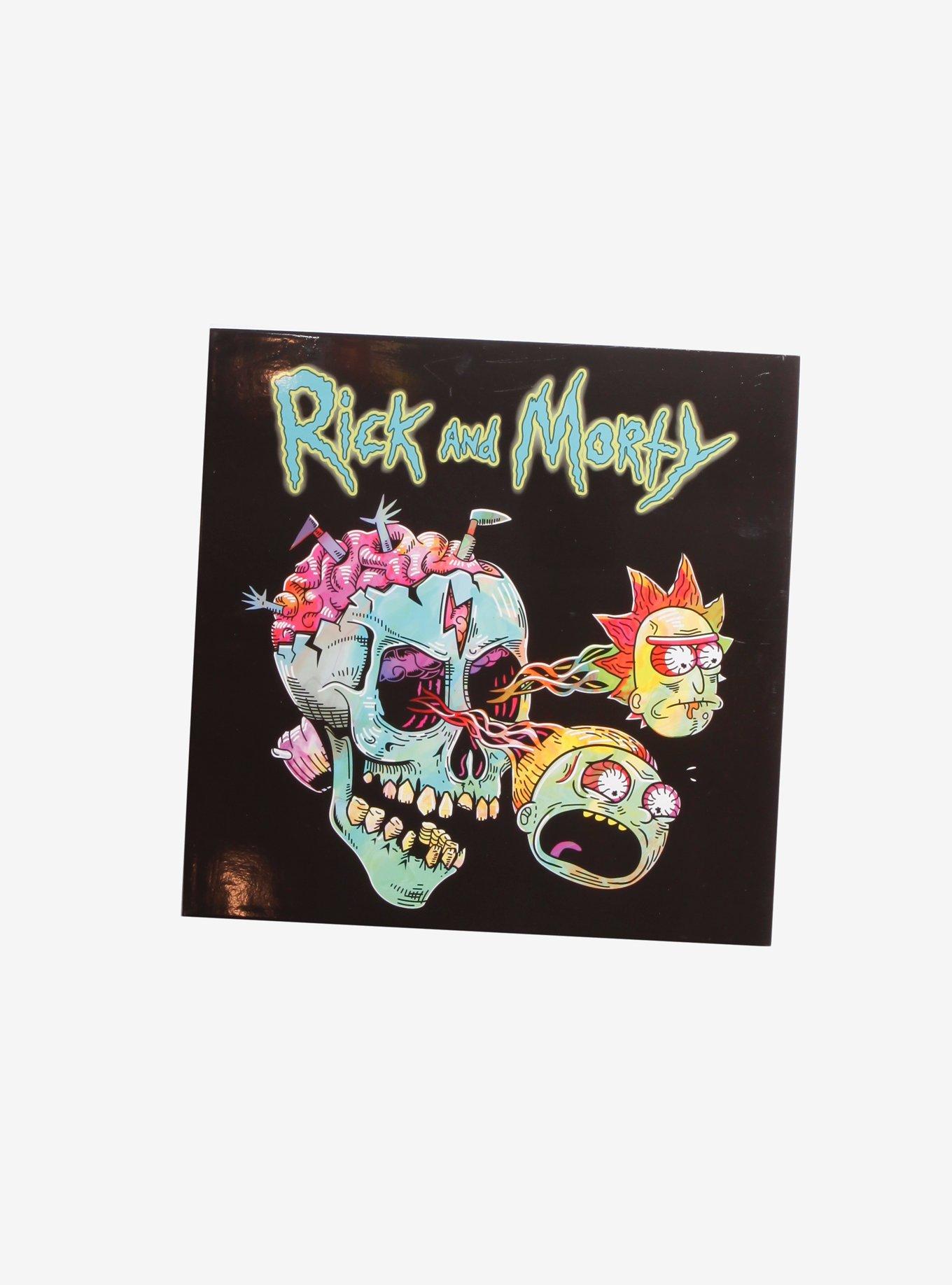 Rick And Morty Skull Wall Art, , alternate