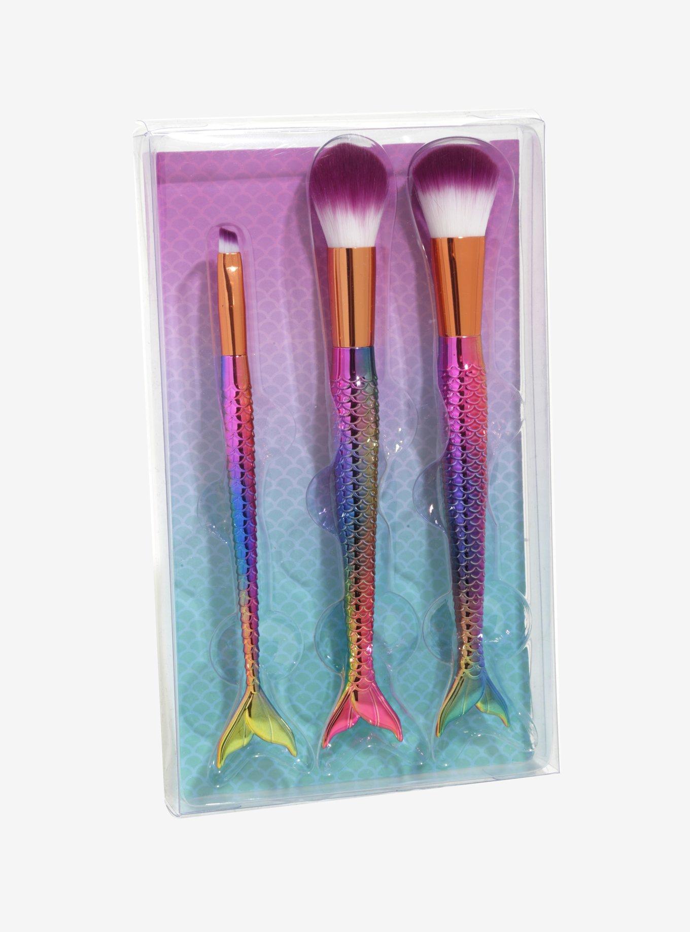 Mermaid Makeup Brush Set, , alternate