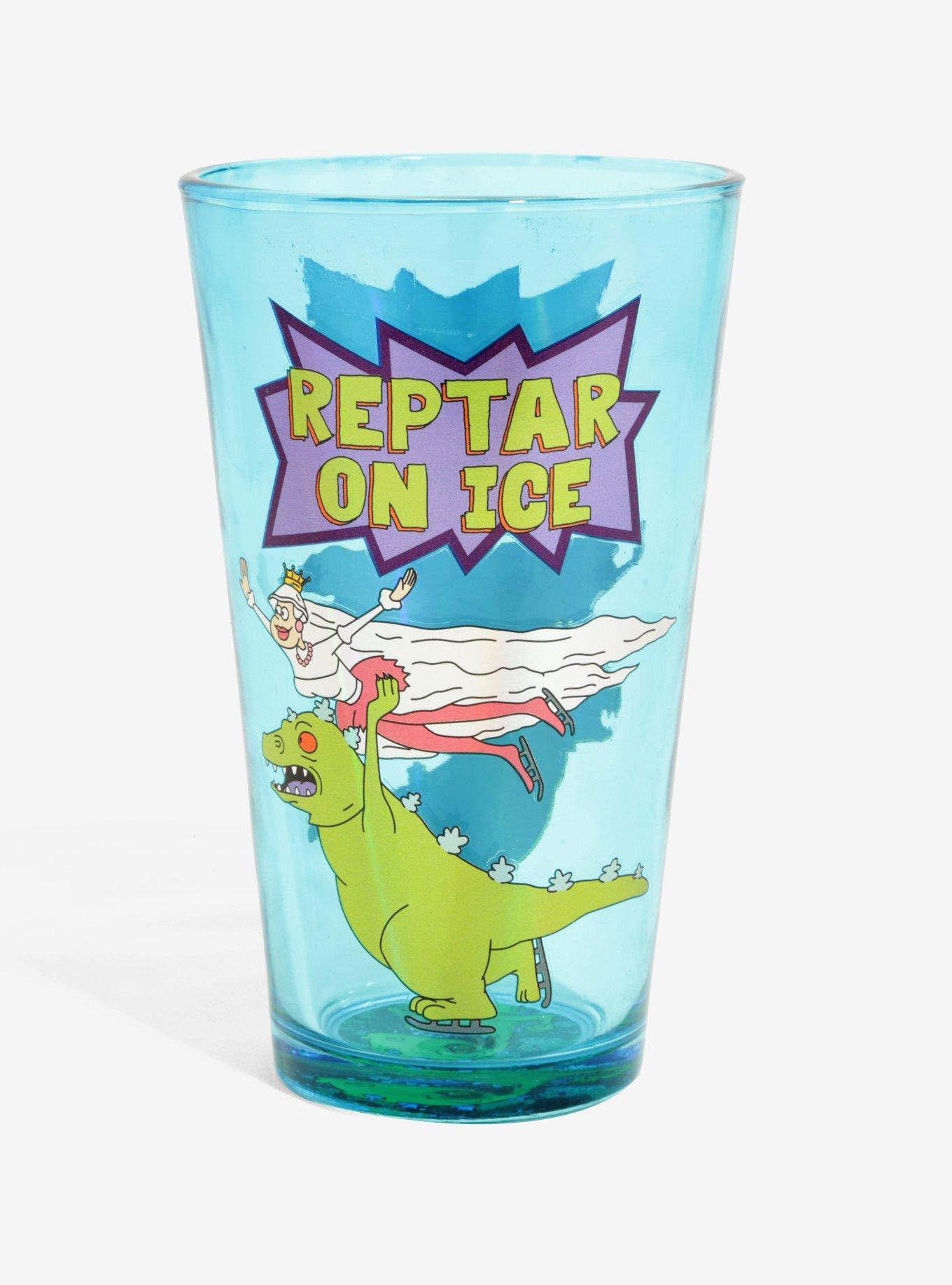 Rugrats Reptar On Ice Pint Glass, , alternate