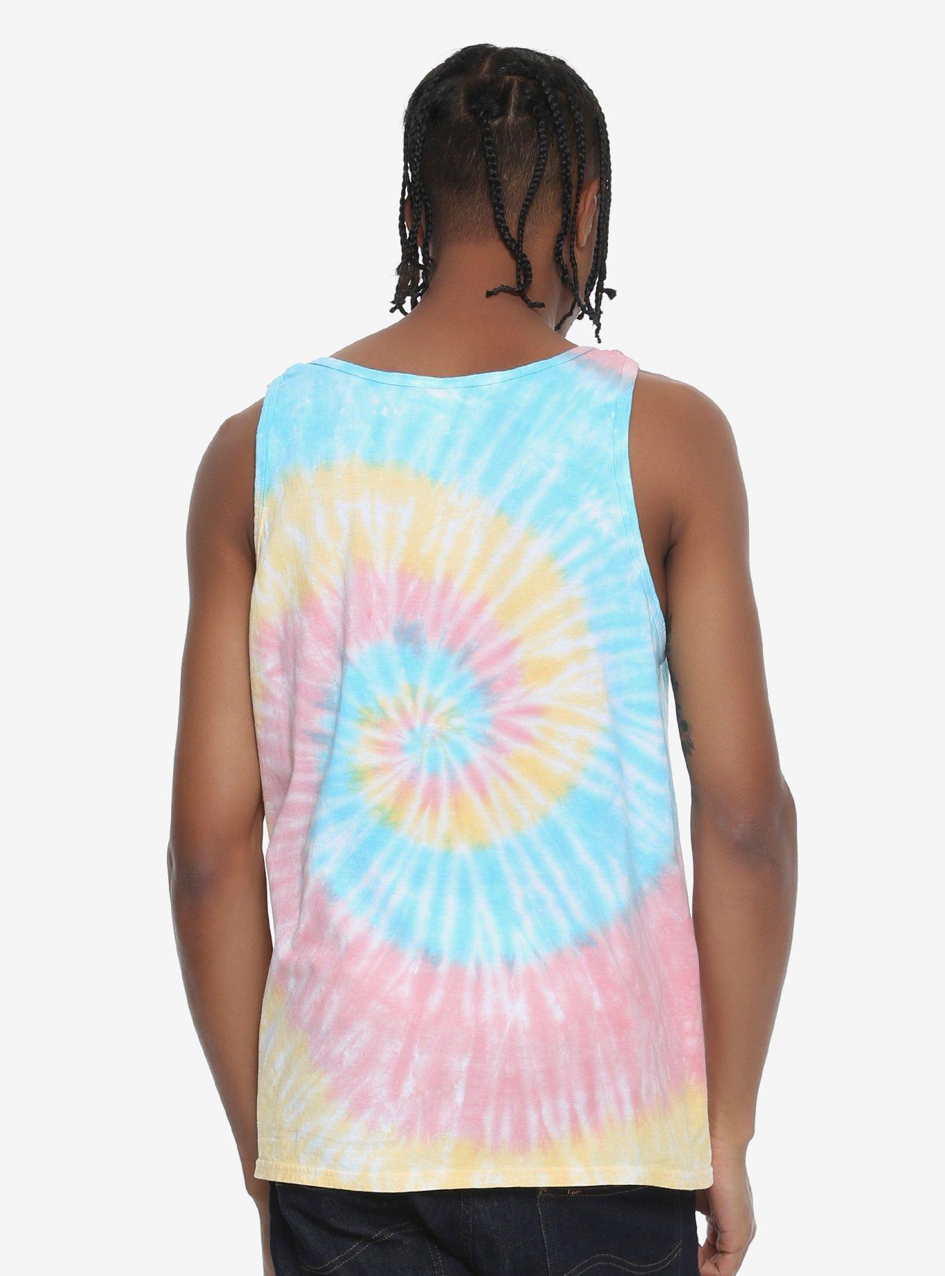 Tie Dye Death Metal Unicorn Tank Top, , alternate