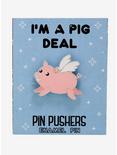I'm A Pig Deal Enamel Pin, , alternate