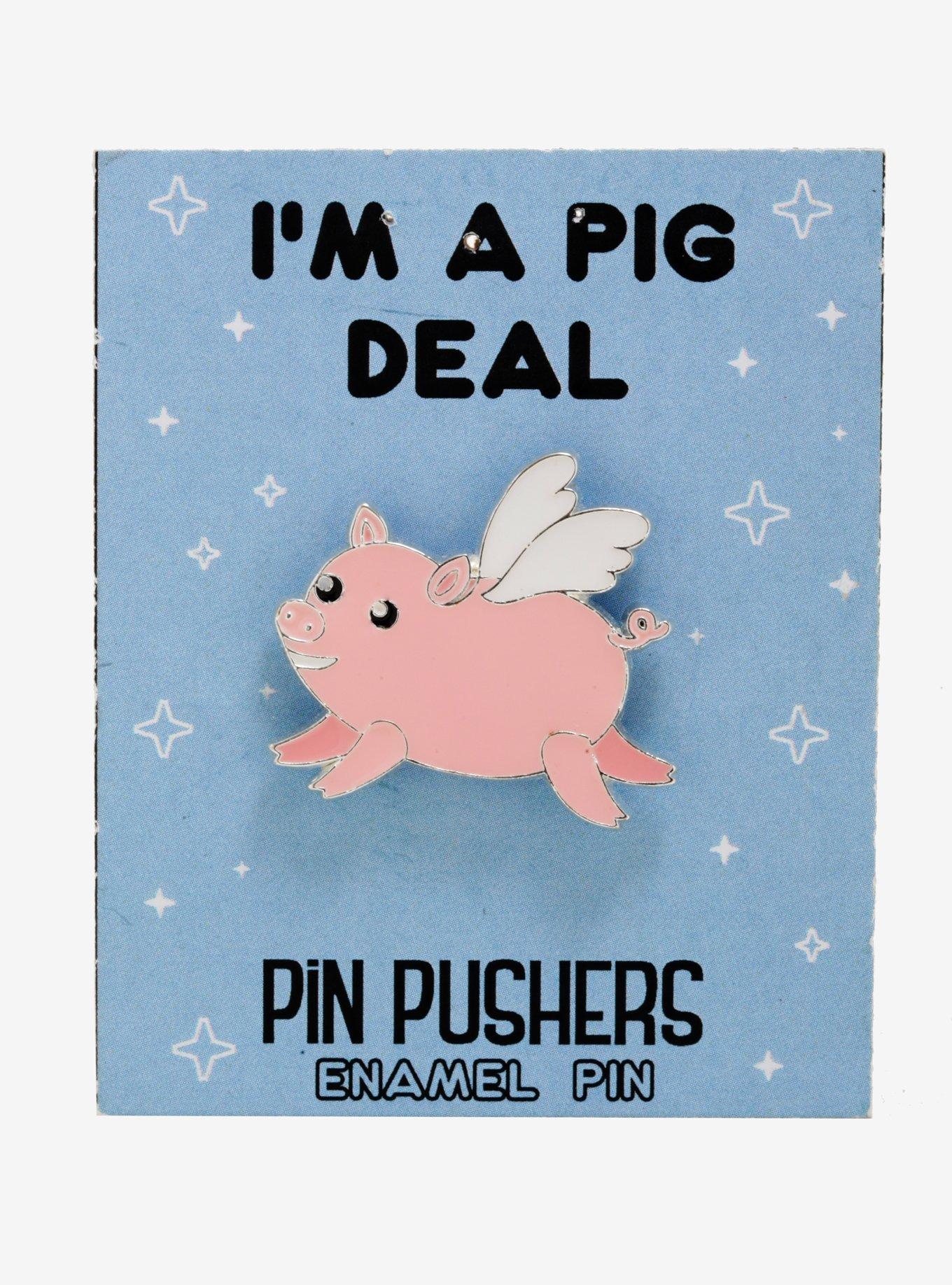 I'm A Pig Deal Enamel Pin, , alternate