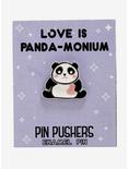 Love Is Panda-Monium Enamel Pin, , alternate