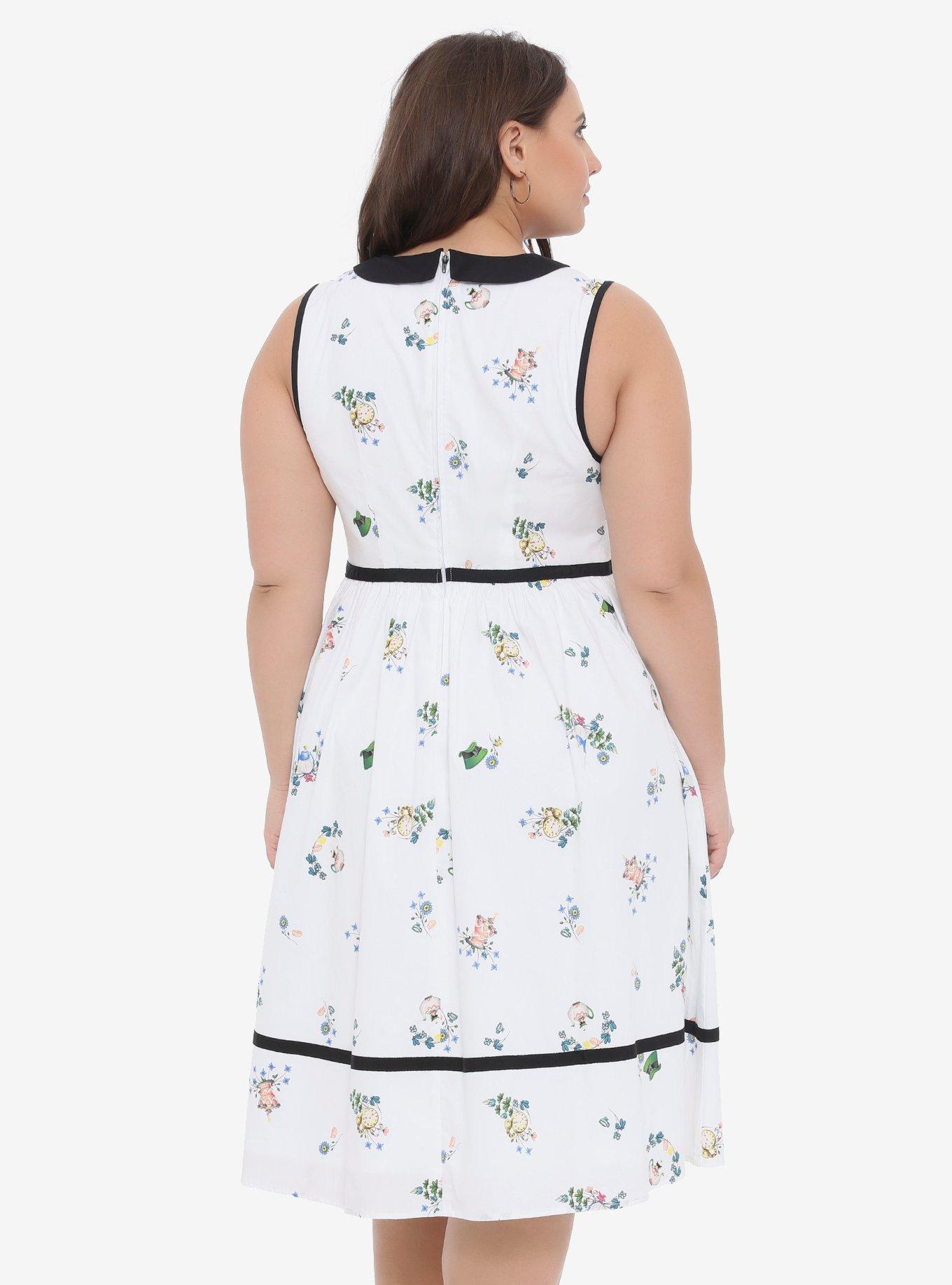 Disney Alice In Wonderland Afternoon Tea Dress Plus Size, , alternate