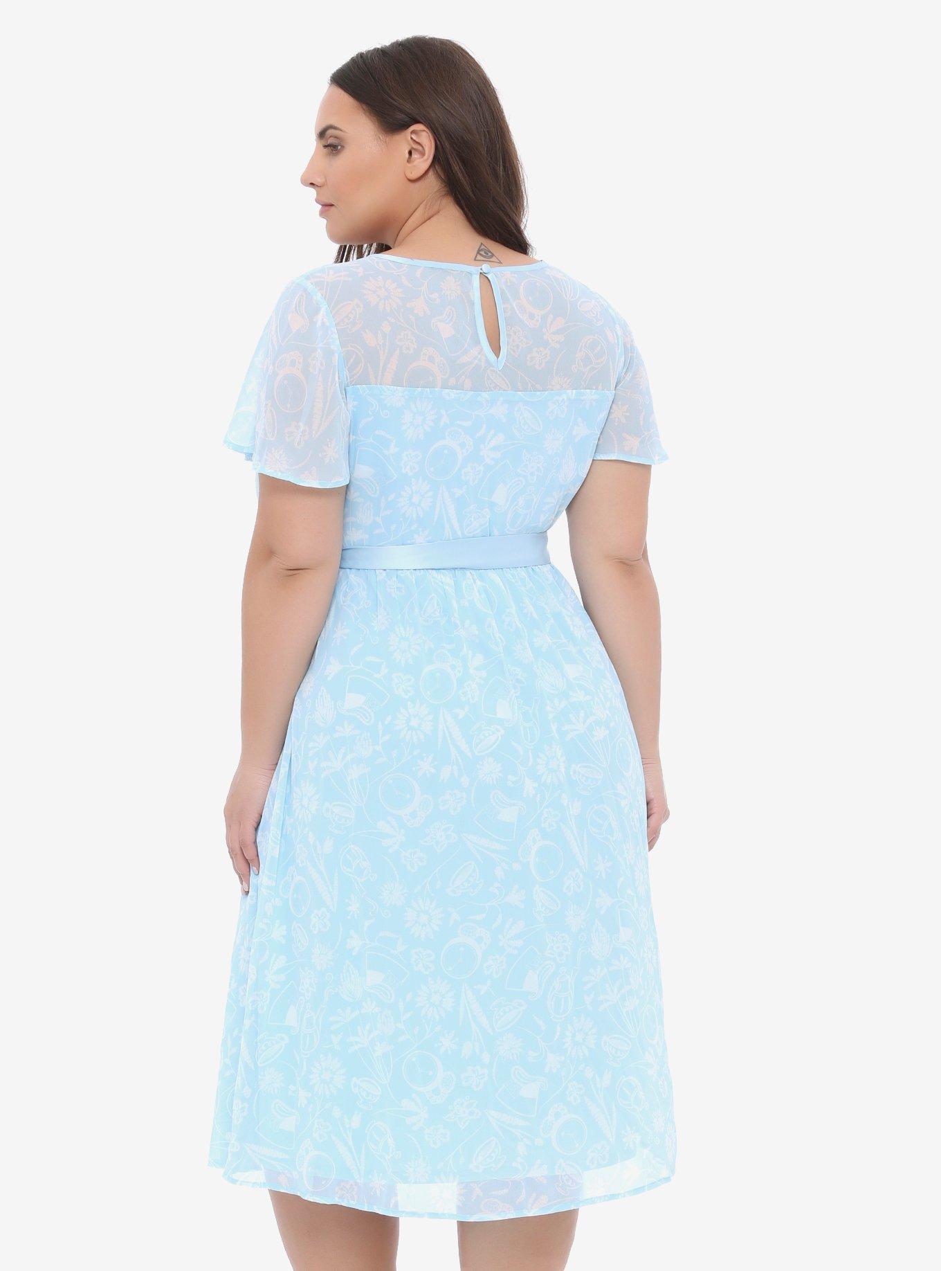 Disney Alice In Wonderland Tea Party Hostess Dress Plus Size, , alternate