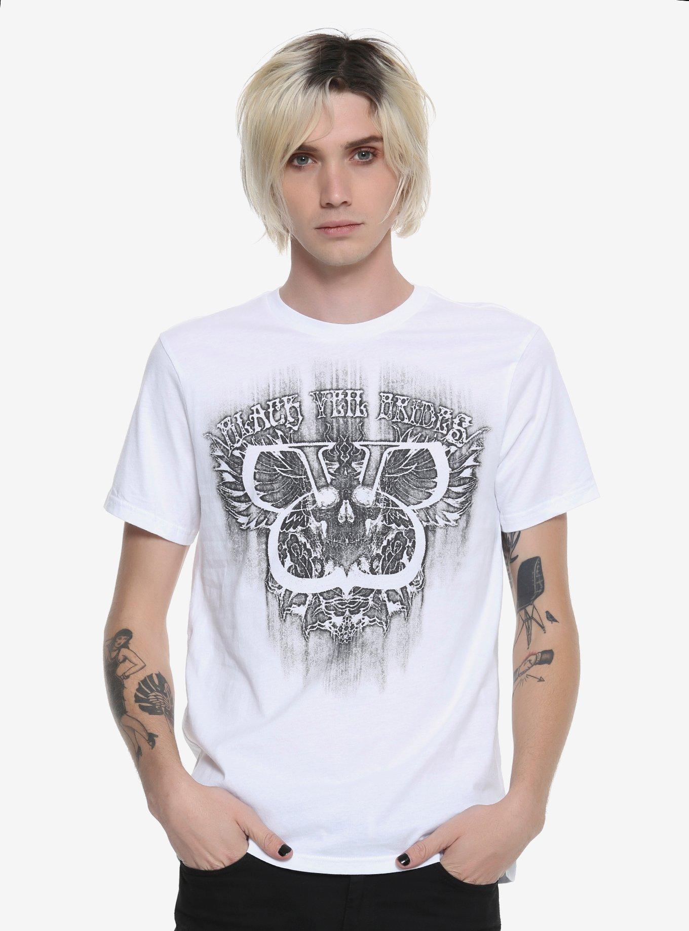 Black Veil Brides Winged Skull T-Shirt, , alternate