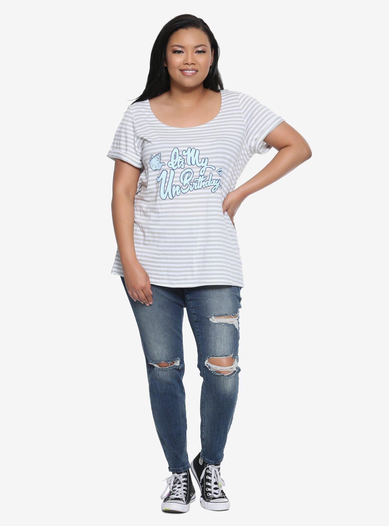 Disney Alice In Wonderland It's My Unbirthday T-Shirt Plus Size, , alternate
