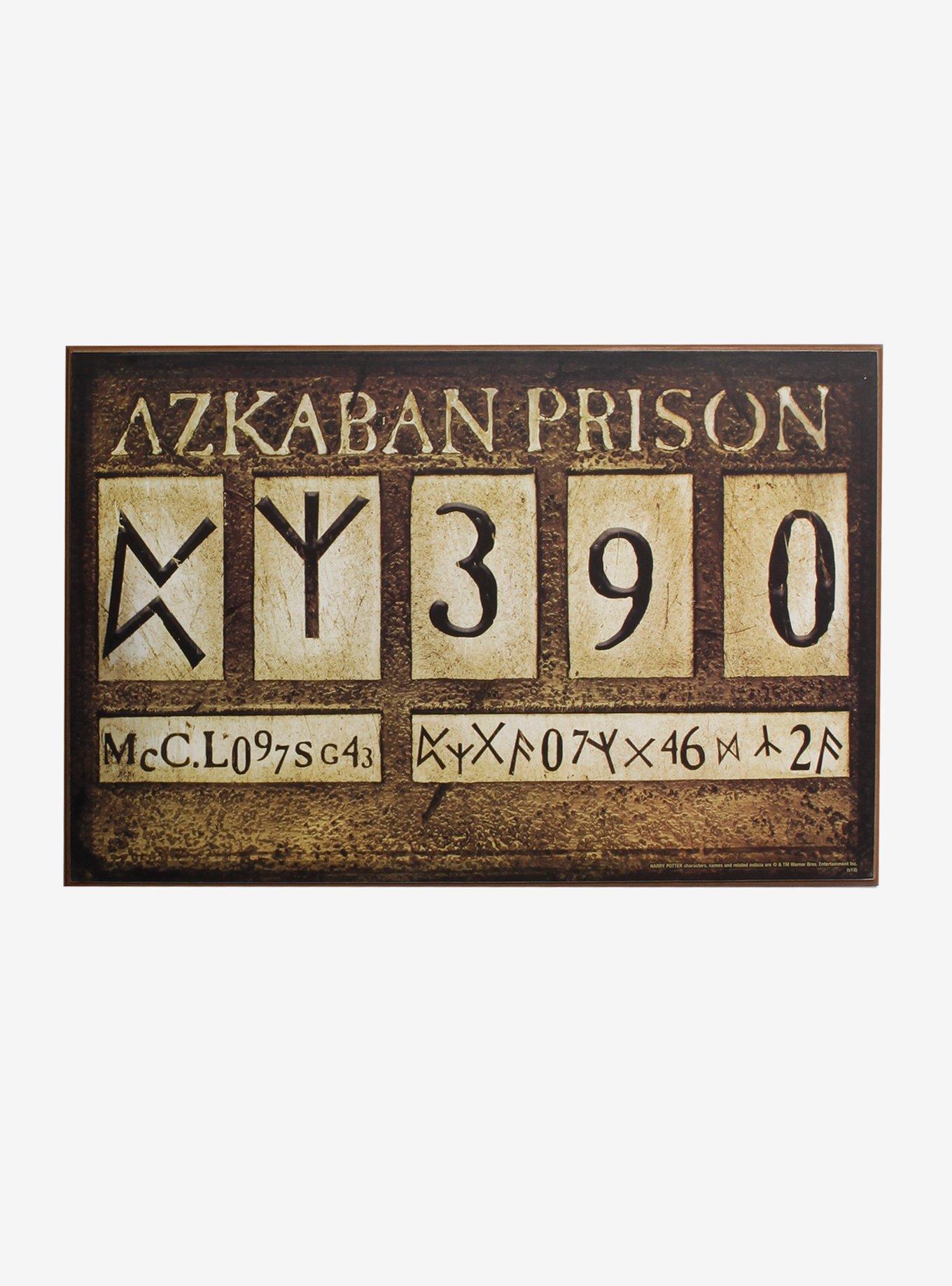 Harry Potter Azkaban Prison Placard Wood Wall Art, , alternate