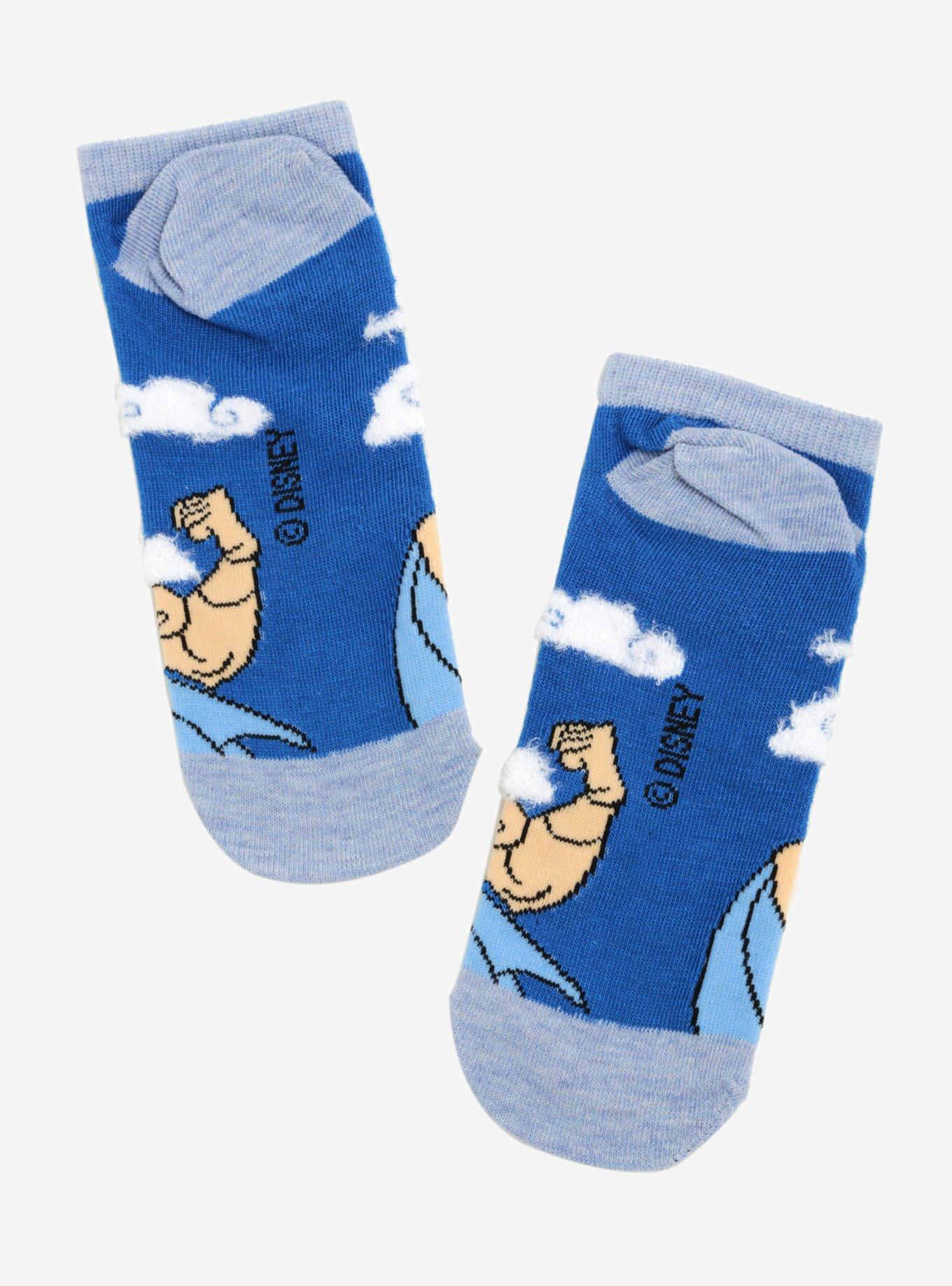 Disney Hercules No-Show Socks, , alternate