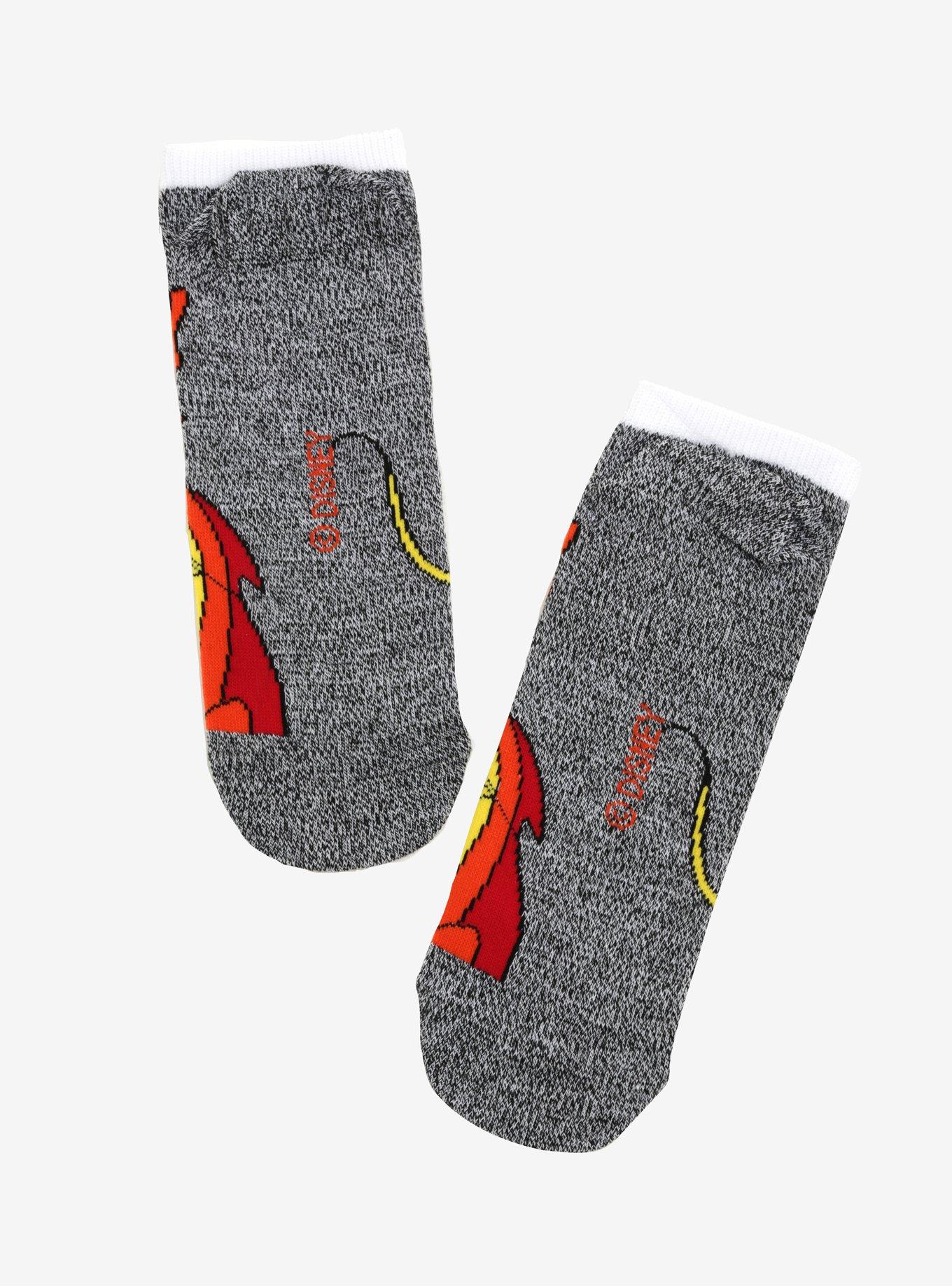 Disney Mulan Mushu No-Show Socks, , alternate