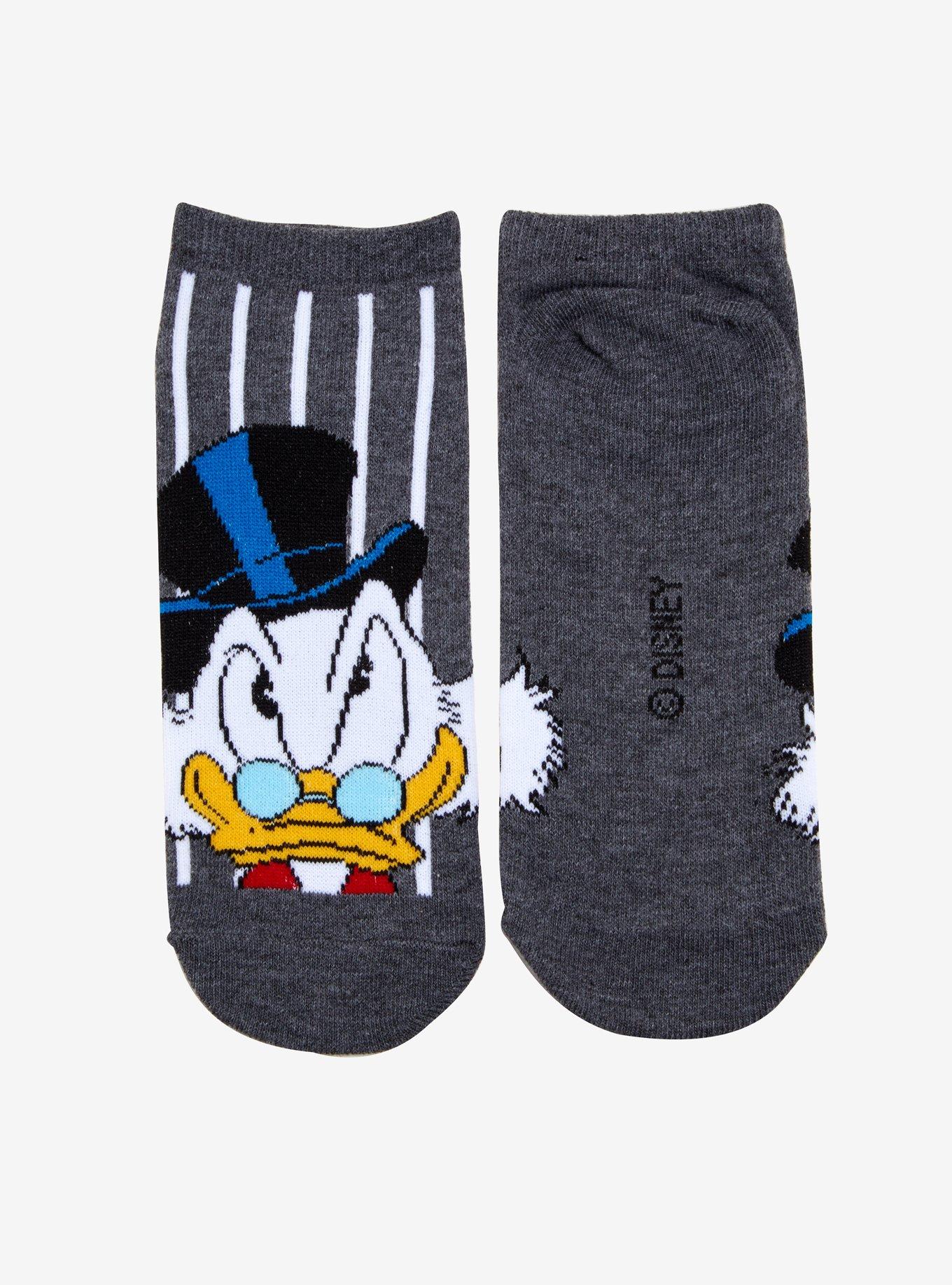 Disney DuckTales Scrooge McDuck No-Show Socks, , alternate