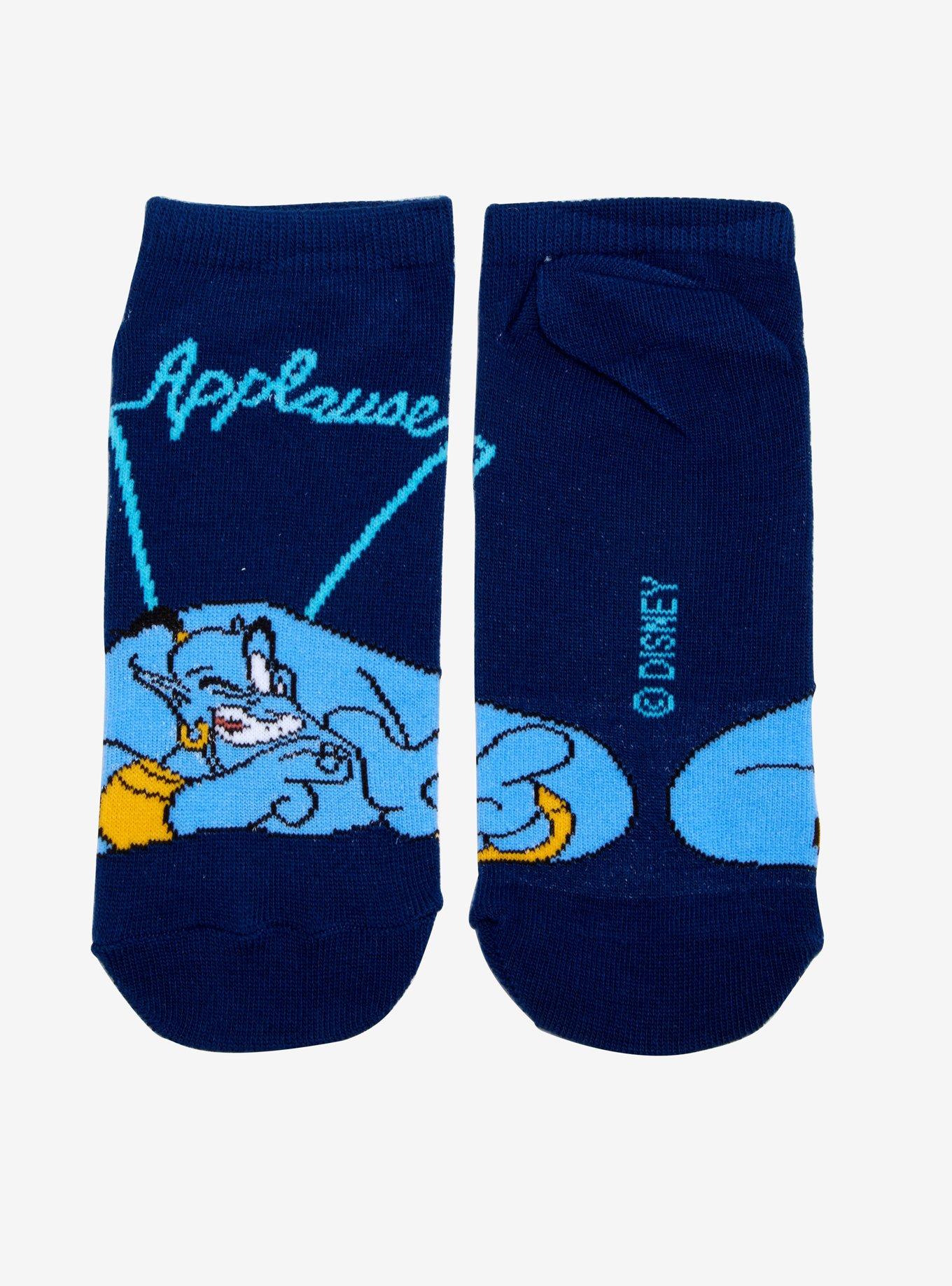 Disney Aladdin Genie No-Show Socks, , alternate