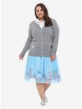 Disney Alice In Wonderland Grey High Tea Cardigan Plus Size, , alternate