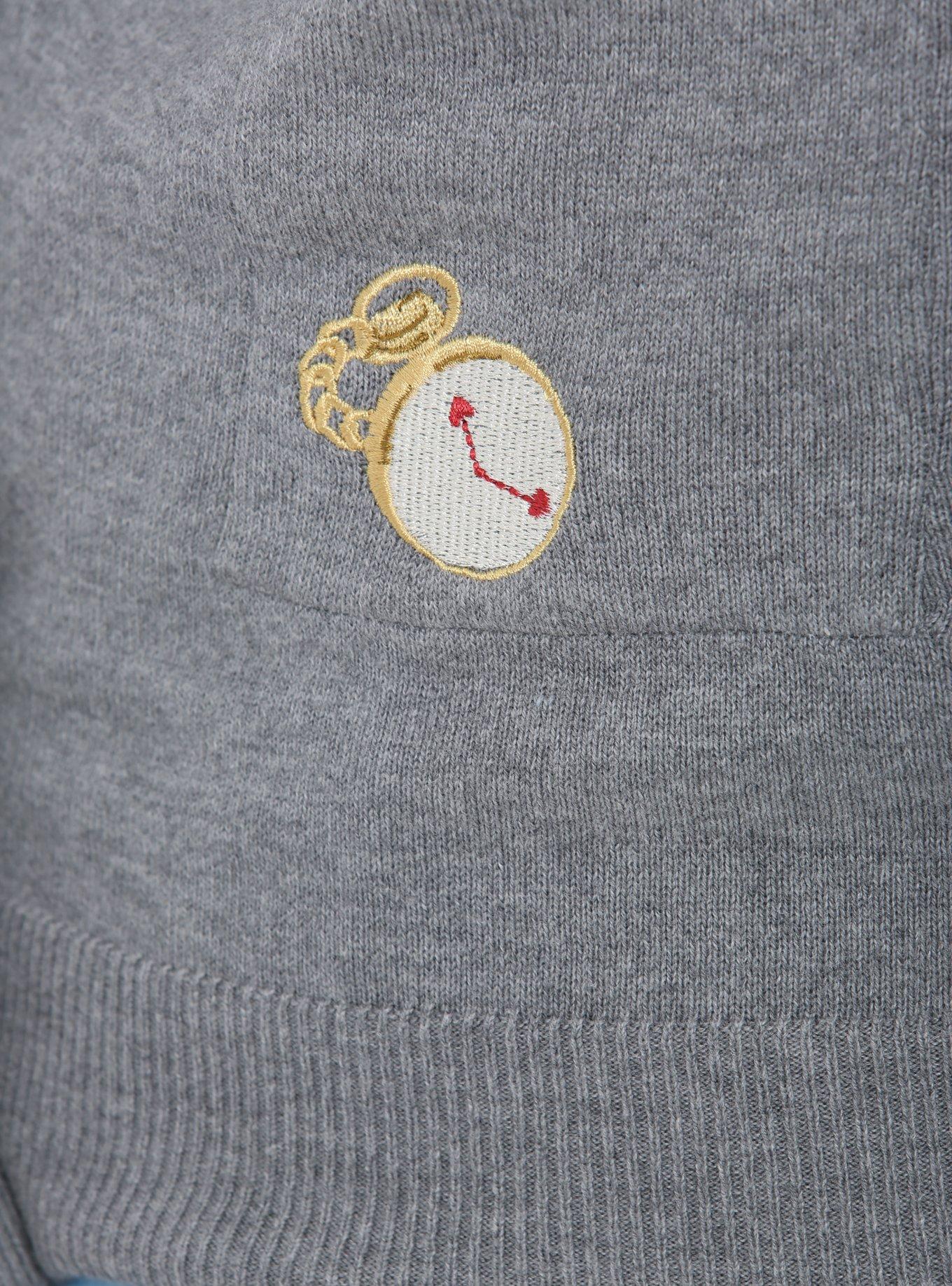 Disney Alice In Wonderland Grey High Tea Cardigan Plus Size, , alternate