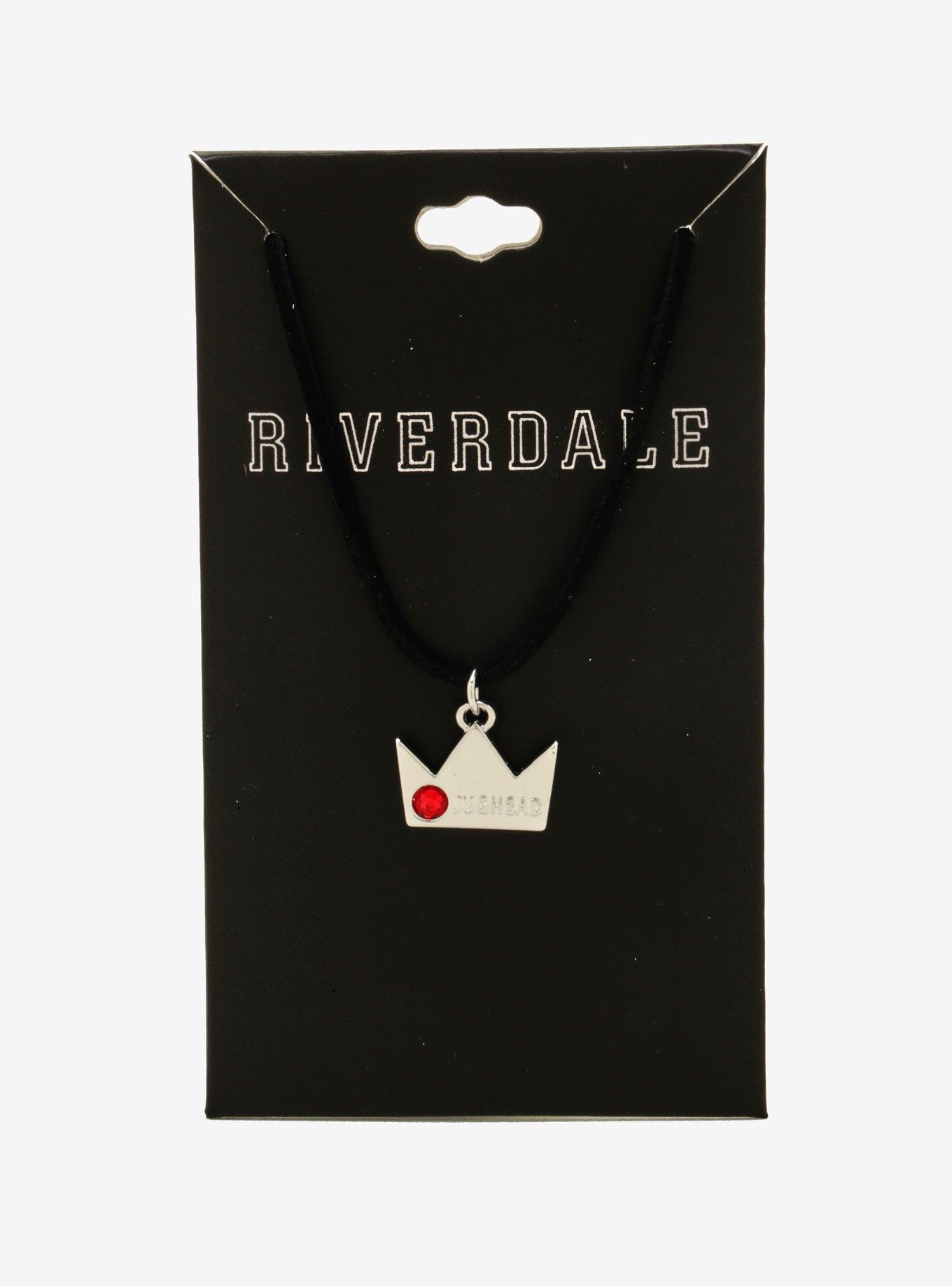 Riverdale Jughead Red Jewel Crown Necklace Hot Topic Exclusive, , alternate