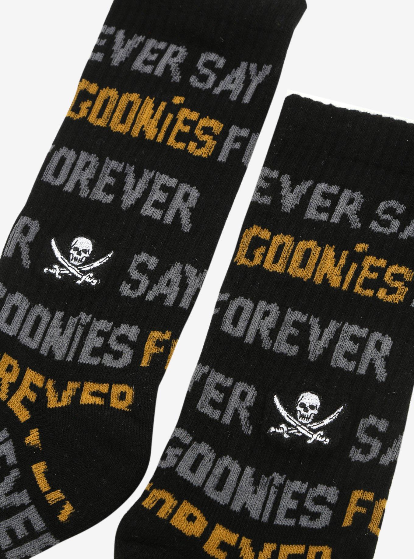 Goonies Never Say Die Crew Socks, , alternate