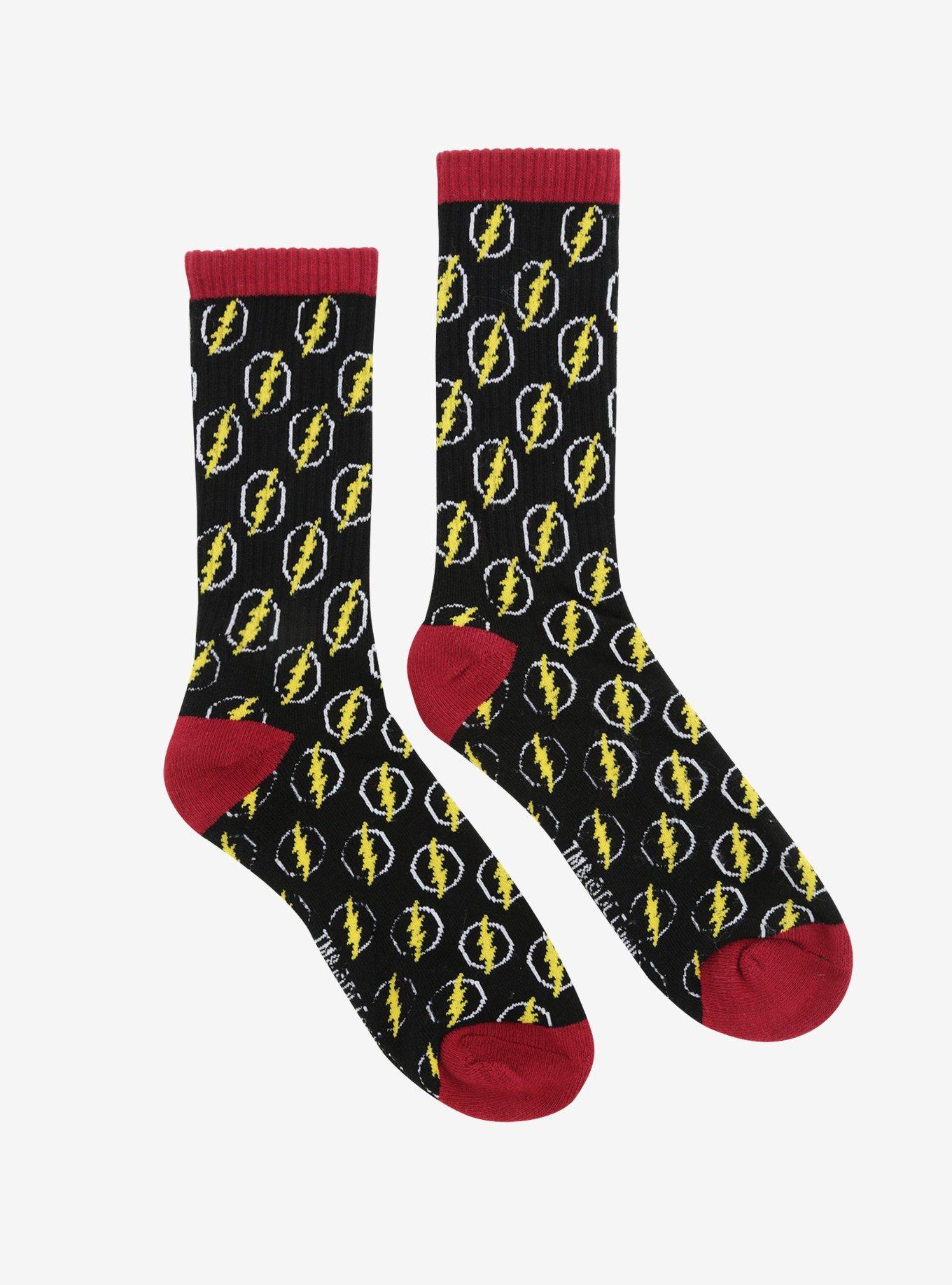 DC Comics The Flash Crew Socks, , alternate