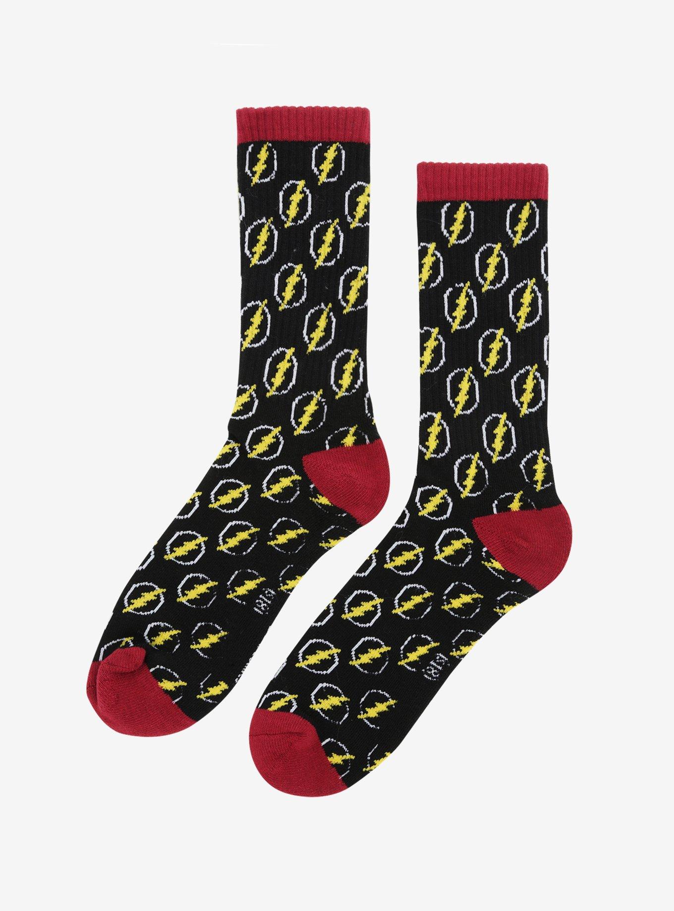 DC Comics The Flash Crew Socks, , alternate