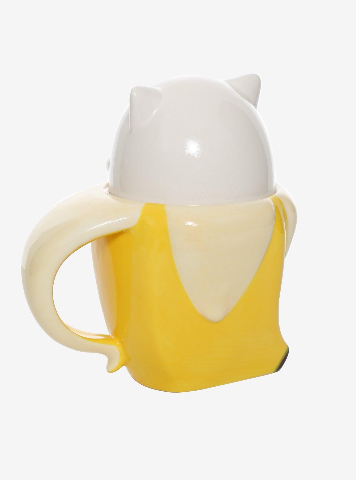 Bananya Sculpted Ceramic Mug, , alternate