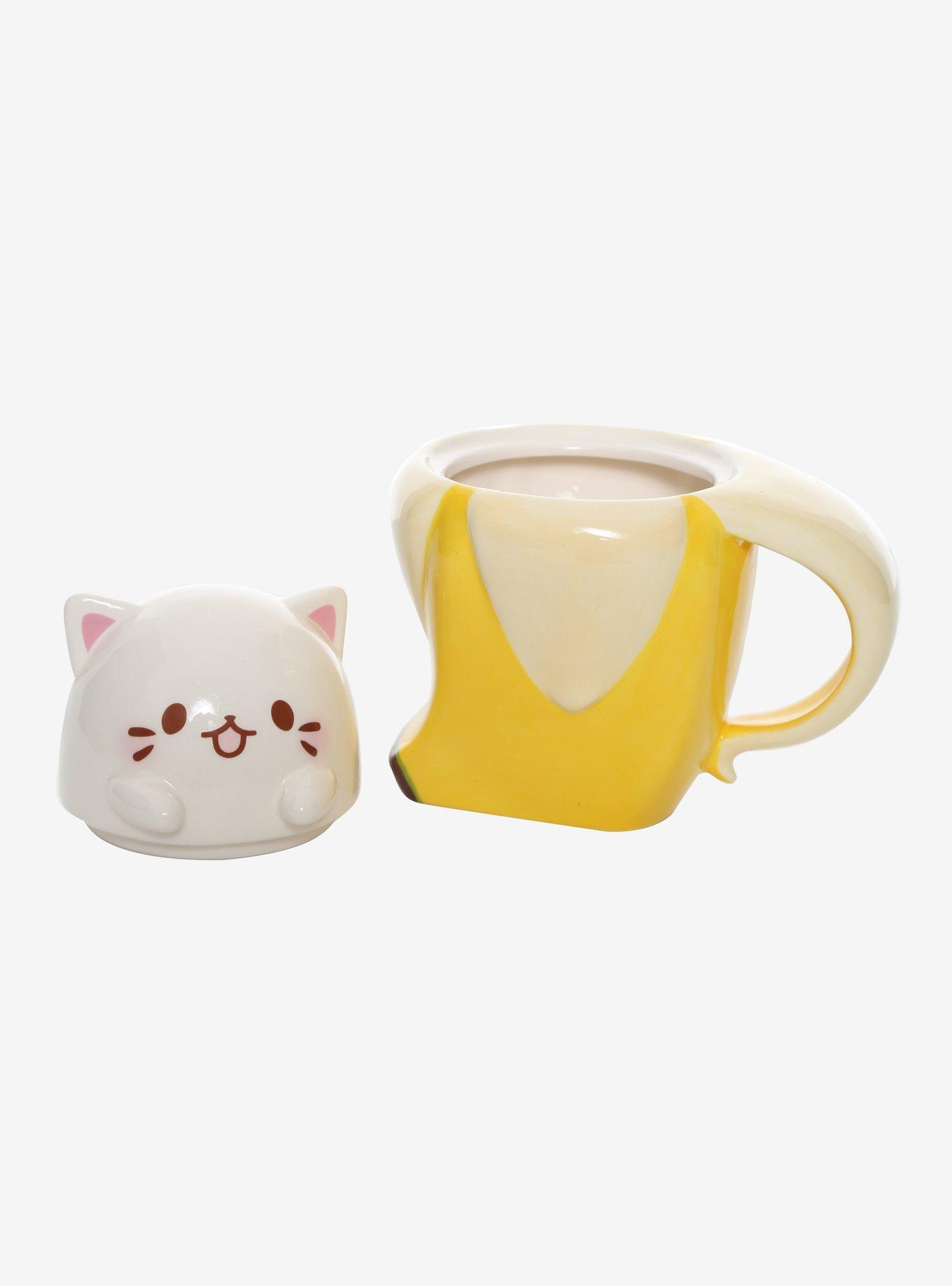 Bananya Sculpted Ceramic Mug, , alternate